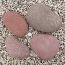 Load image into Gallery viewer, Large Red Kiwanee Custom Designed Natural Stone Engraving