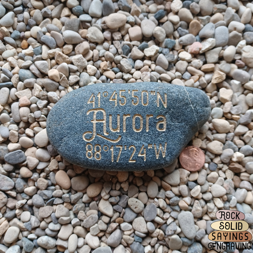 Aurora, Illinois Coordinate Stone
