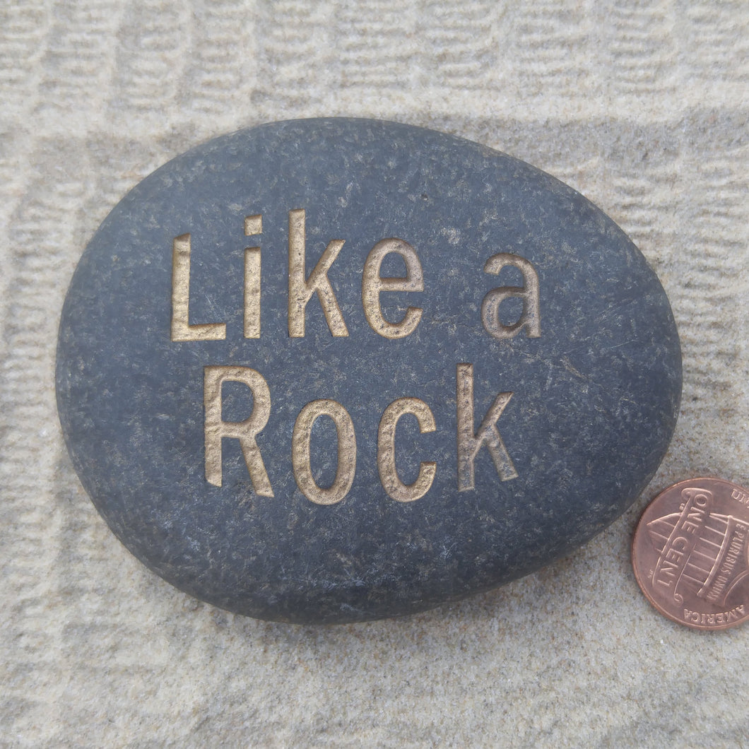 Like a Rock - Natural Stone Engraving