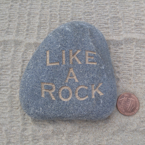 Like a Rock - Natural Stone Engraving