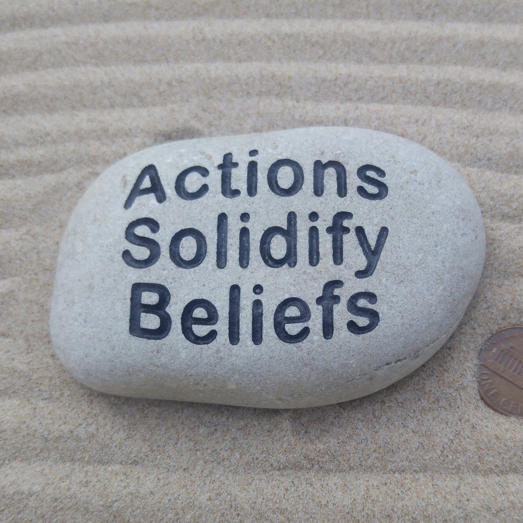 Actions Solidify Beliefs