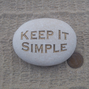 Keep It Simple - Deeply Engraved Natural Stone