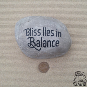 Bliss lies in Balance