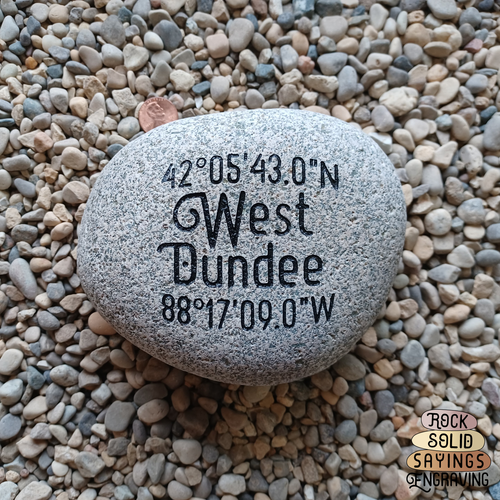 West Dundee, Illinois Coordinate Stone