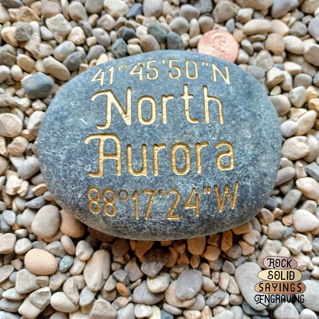 North Aurora, Illinois Coordinate Stone