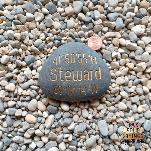 Steward, Illinois Coordinate Stone