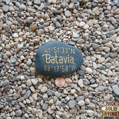 Batavia, Illinois Coordinate Stone
