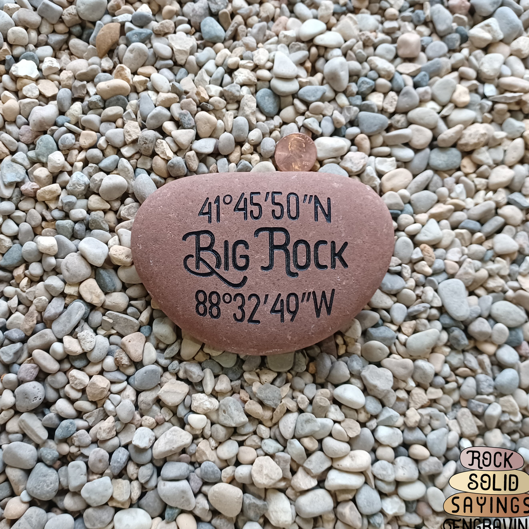 Big Rock, Illinois Coordinate Stone