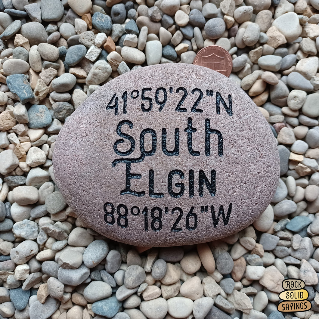 South Elgin, Illinois Coordinate Stone