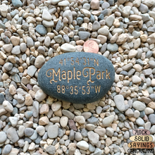 Load image into Gallery viewer, Maple Park, IL Coordinate Stone