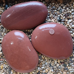 Red Kiwanee Custom Designed Natural Stone Engraving Large